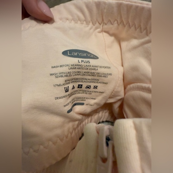 Lansinoh Light Pink Pumping and Nursing Bra Women's Size L Plus NWOT - Picture 2 of 5